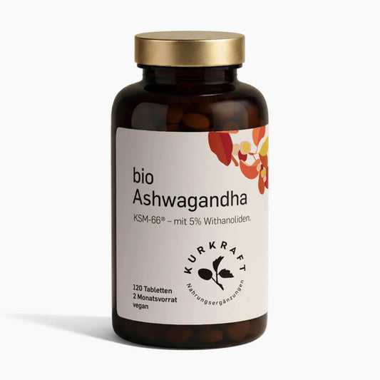 Bio Ashwagandha KSM-66 120 Tabletten