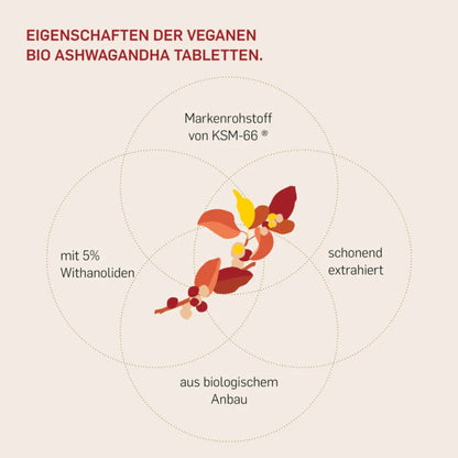 Bio Ashwagandha KSM-66 120 Tabletten