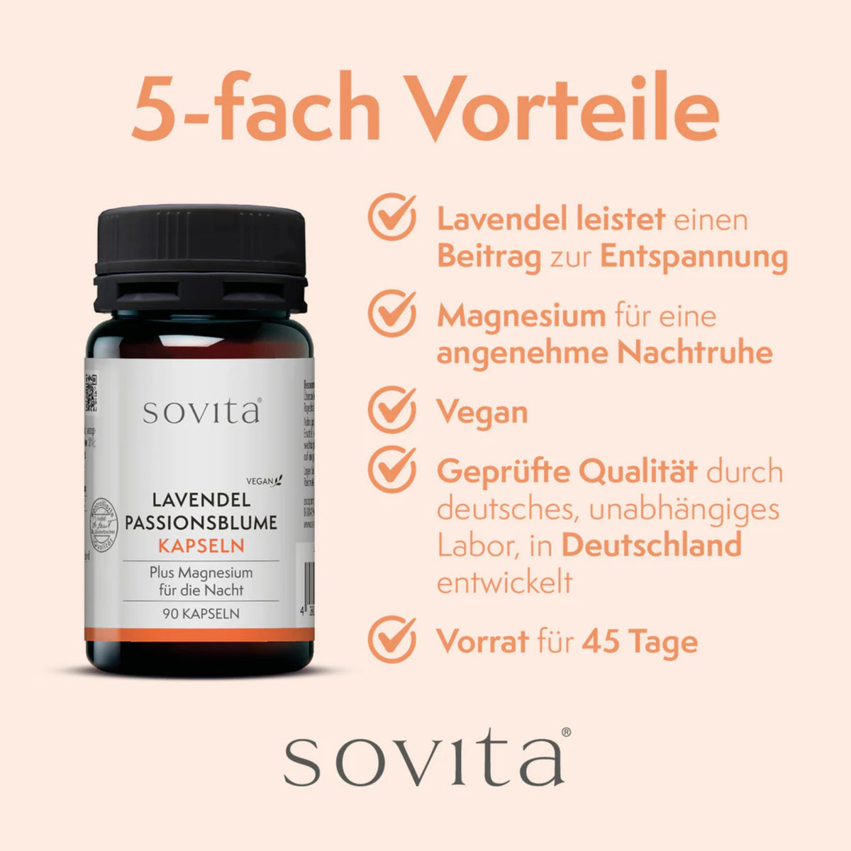 sovita Lavendel Passionsblume 90 Kapseln
