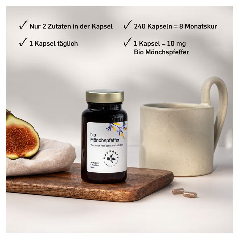 Bio Mönchspfeffer Extrakt 240 Kapseln